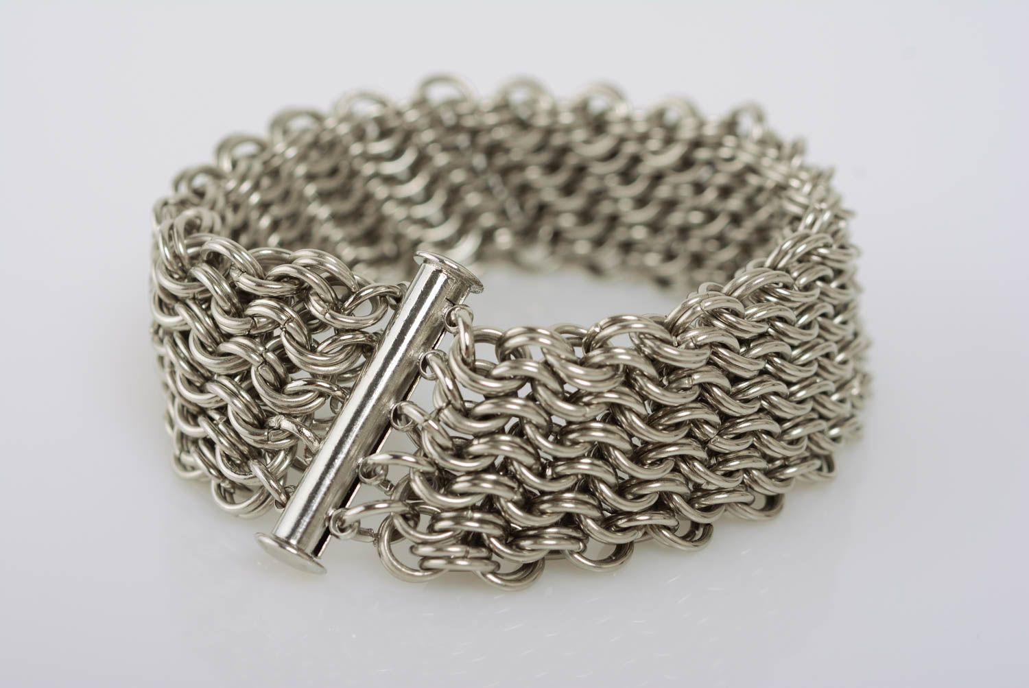 Chain male weaving bracelet handmade beautiful stylish accessory for every day photo 1
