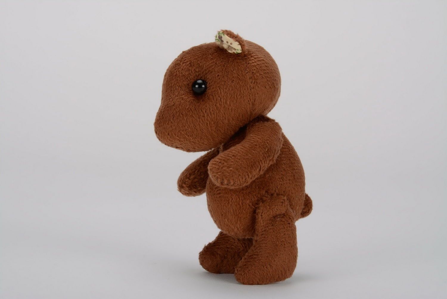 Toy made of plush and cotton Bear photo 5