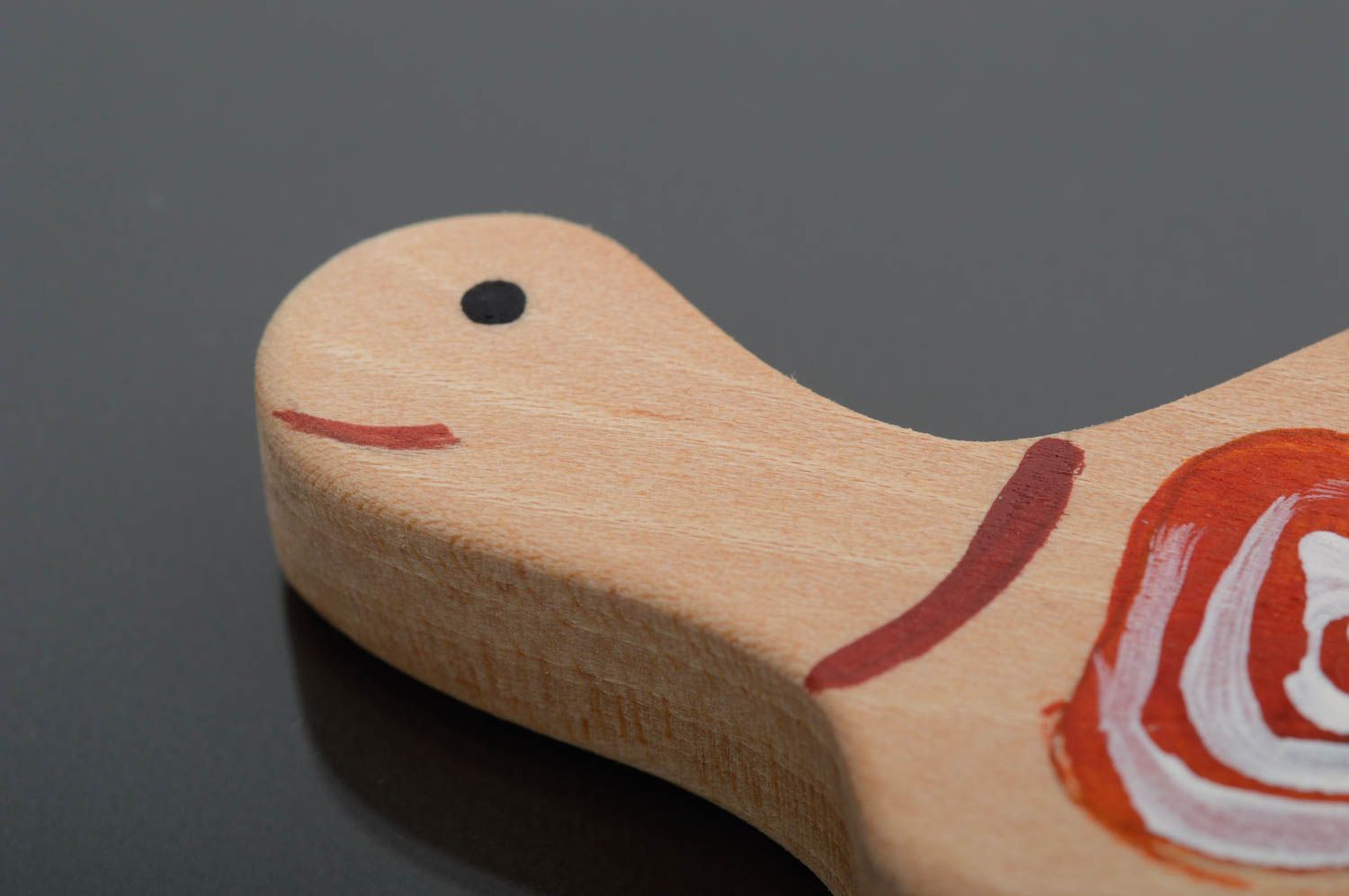 Игрушка из дерева игрушка ручной работы подарок ребенку в виде черепахи фото 3