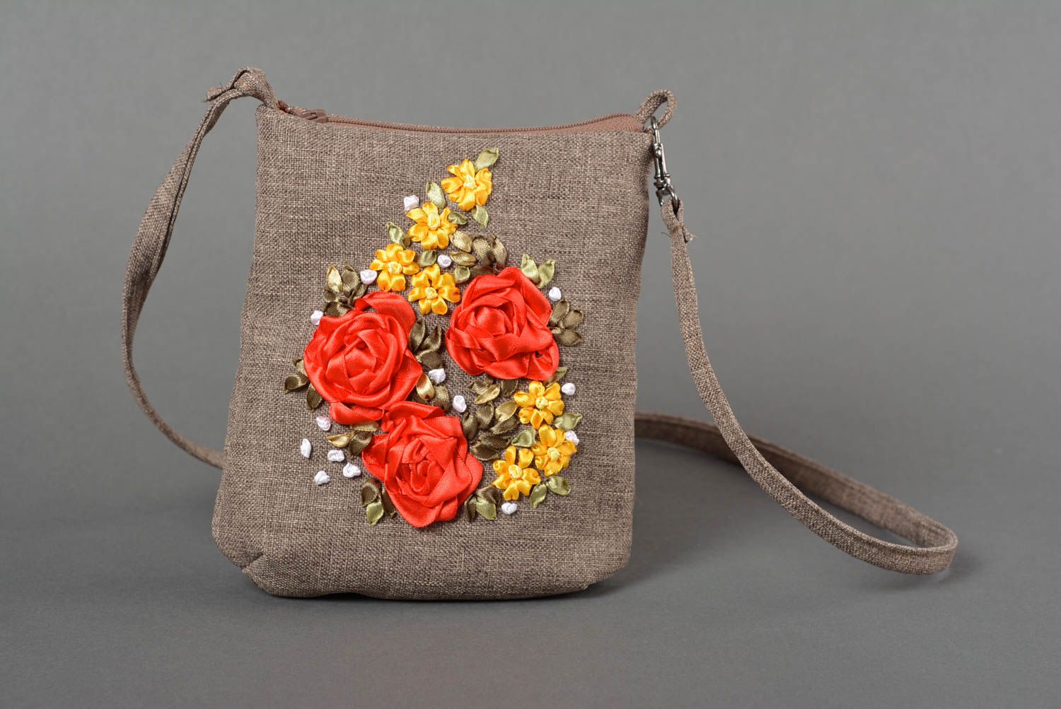 Handmade bag fabric bag gift ideas bag for women designer unusual accessory photo 1
