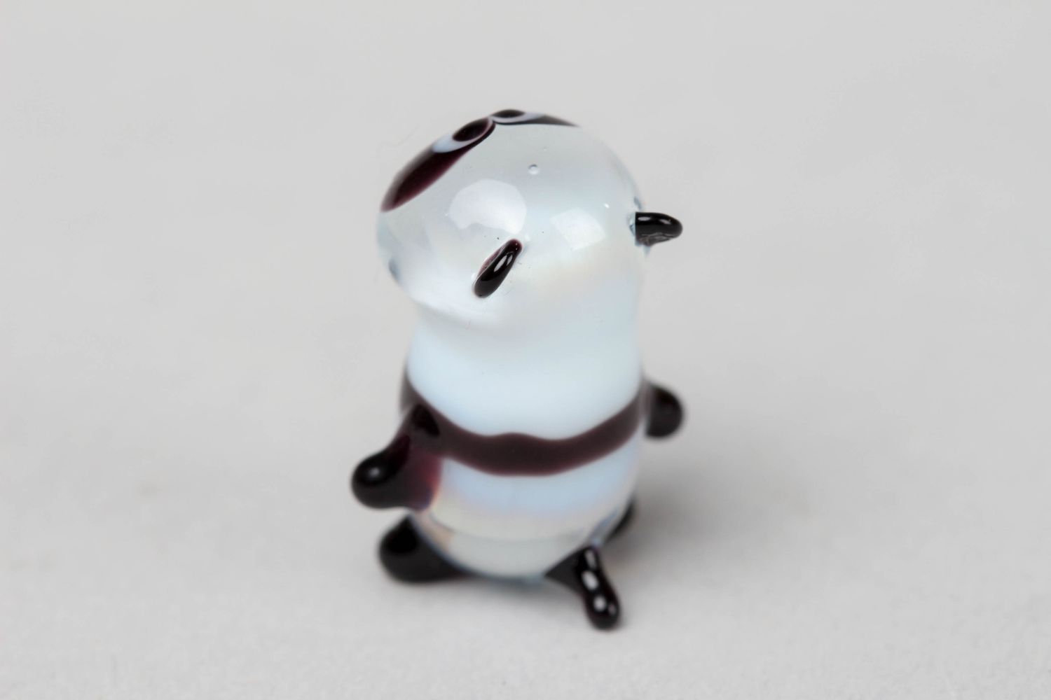 Handmade lampwork glass figurine Panda photo 2
