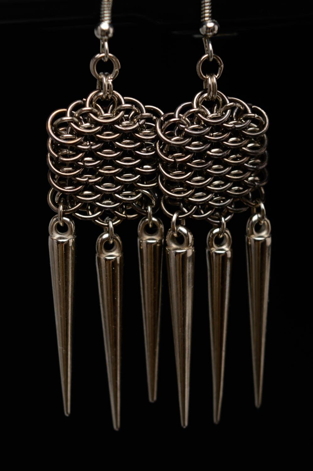 Handmade Ohrringe aus Metall  foto 2