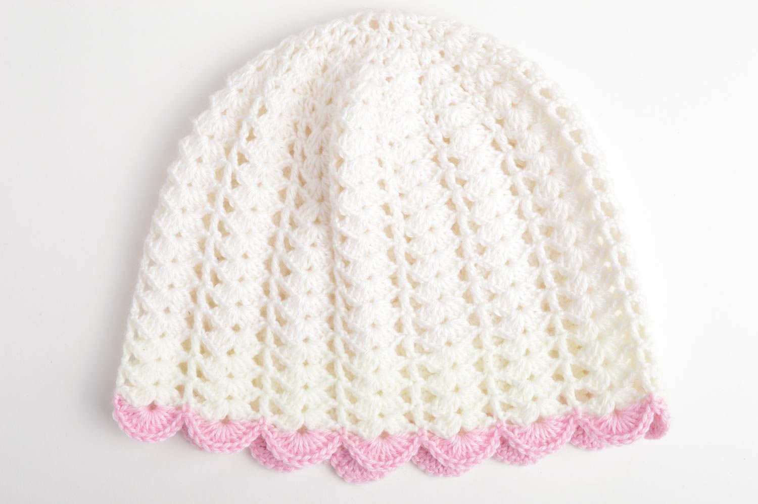 Crochet hat for babies hats for girls handmade accessories presents for children photo 2