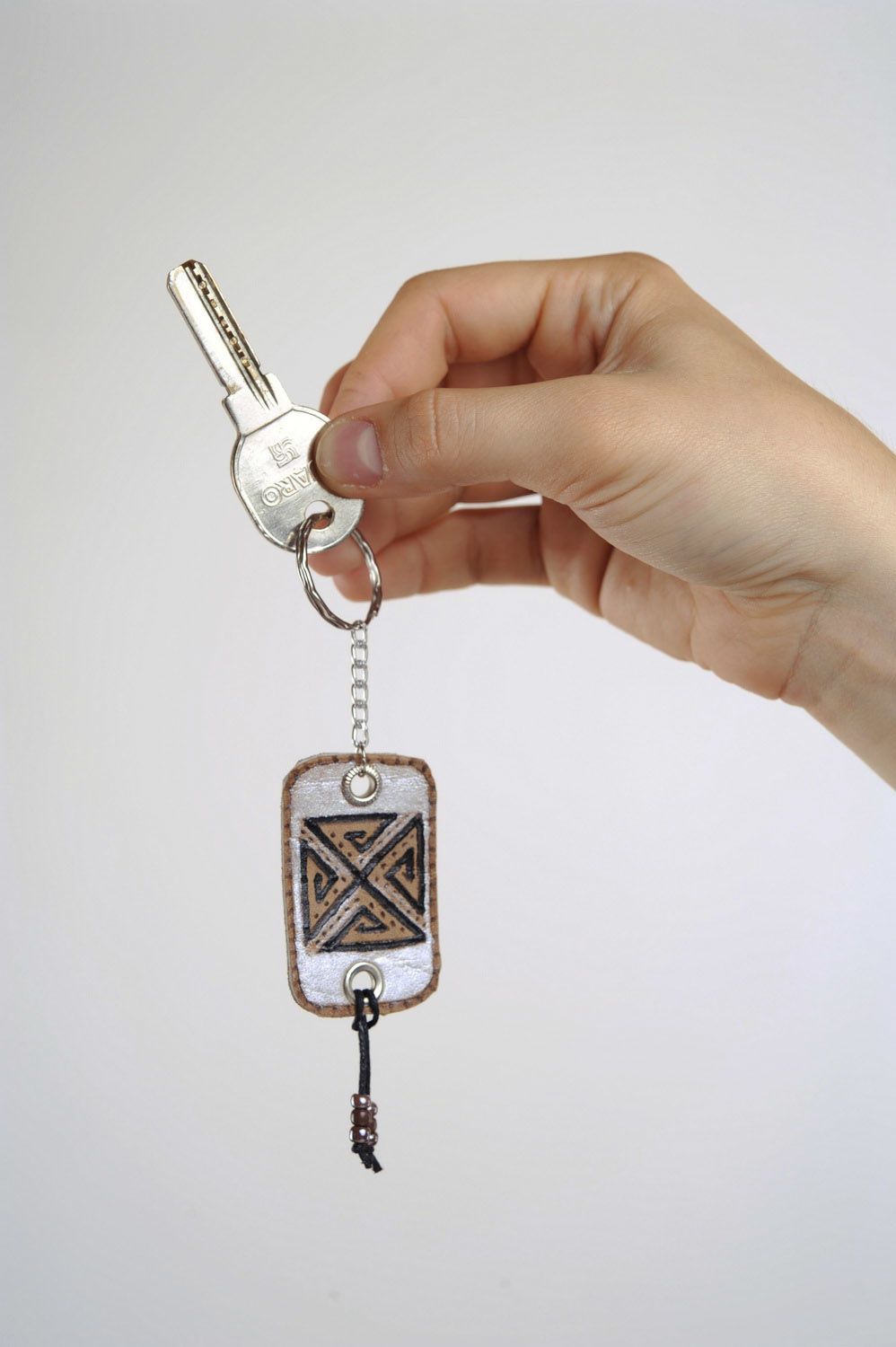 Key Chain Made of Leather Meander photo 2
