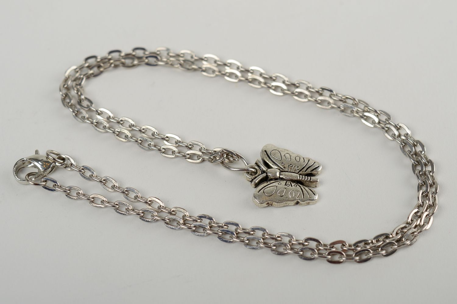 Vintage pendant handmade pendant on chain metal pendant metal jewelry for girls photo 4