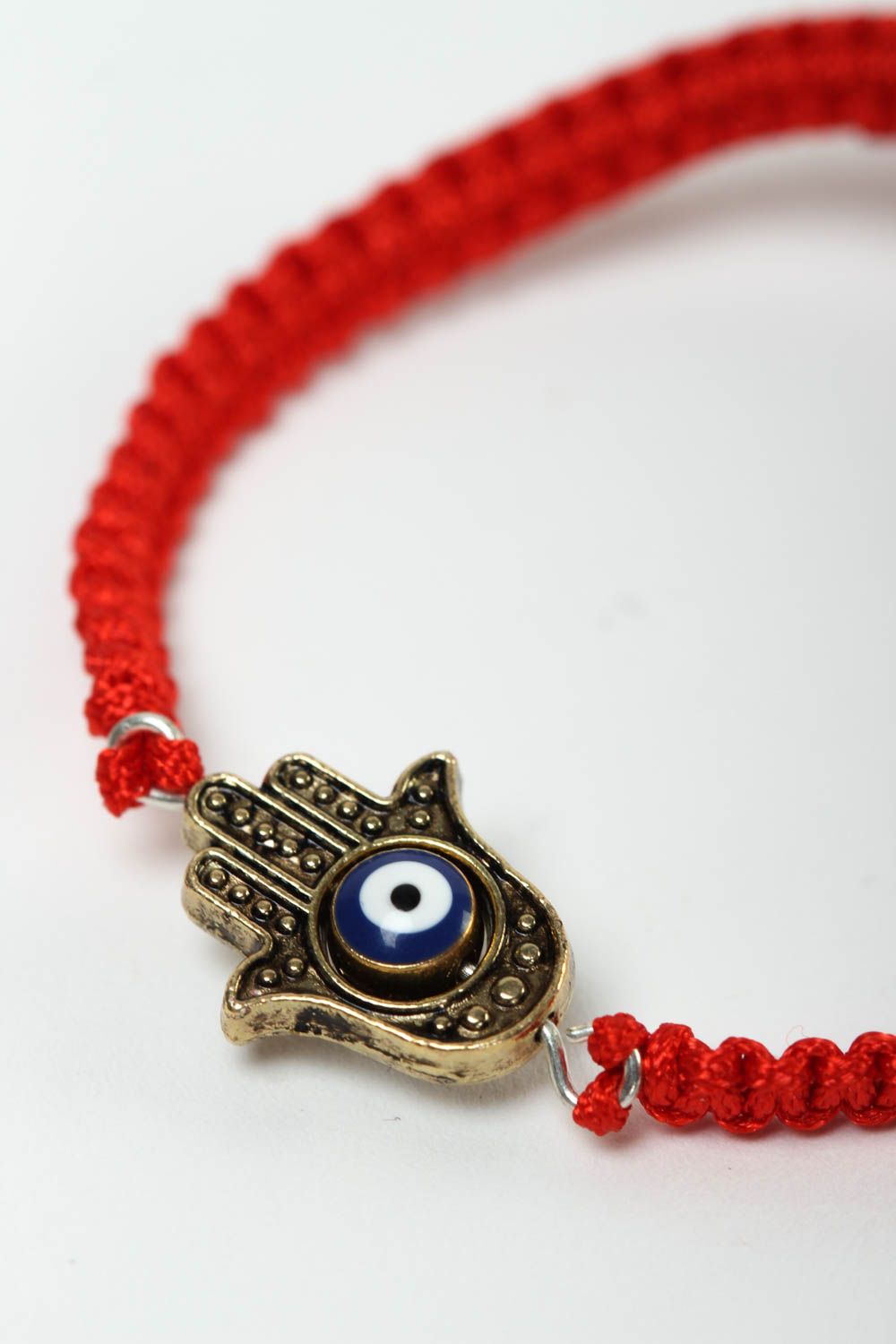 Pulsera de hilos hecha a mano accesorio para mujer regalo original amuleto foto 3