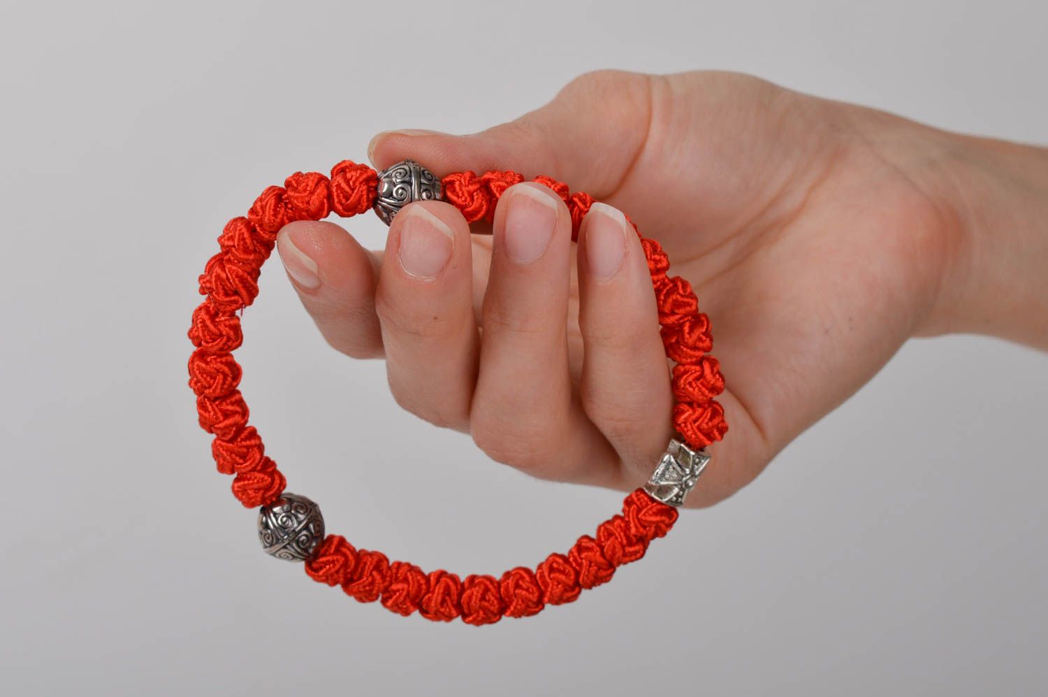 Handmade bracelet for women unusual rosary gift for girls designer bracelet photo 1