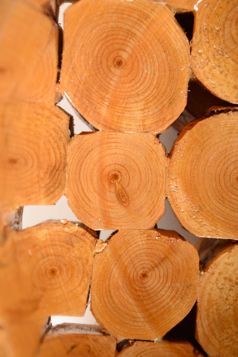 Grande bonbonnière faite main Bol à fruits rond écologique Vaisselle en bois photo 5