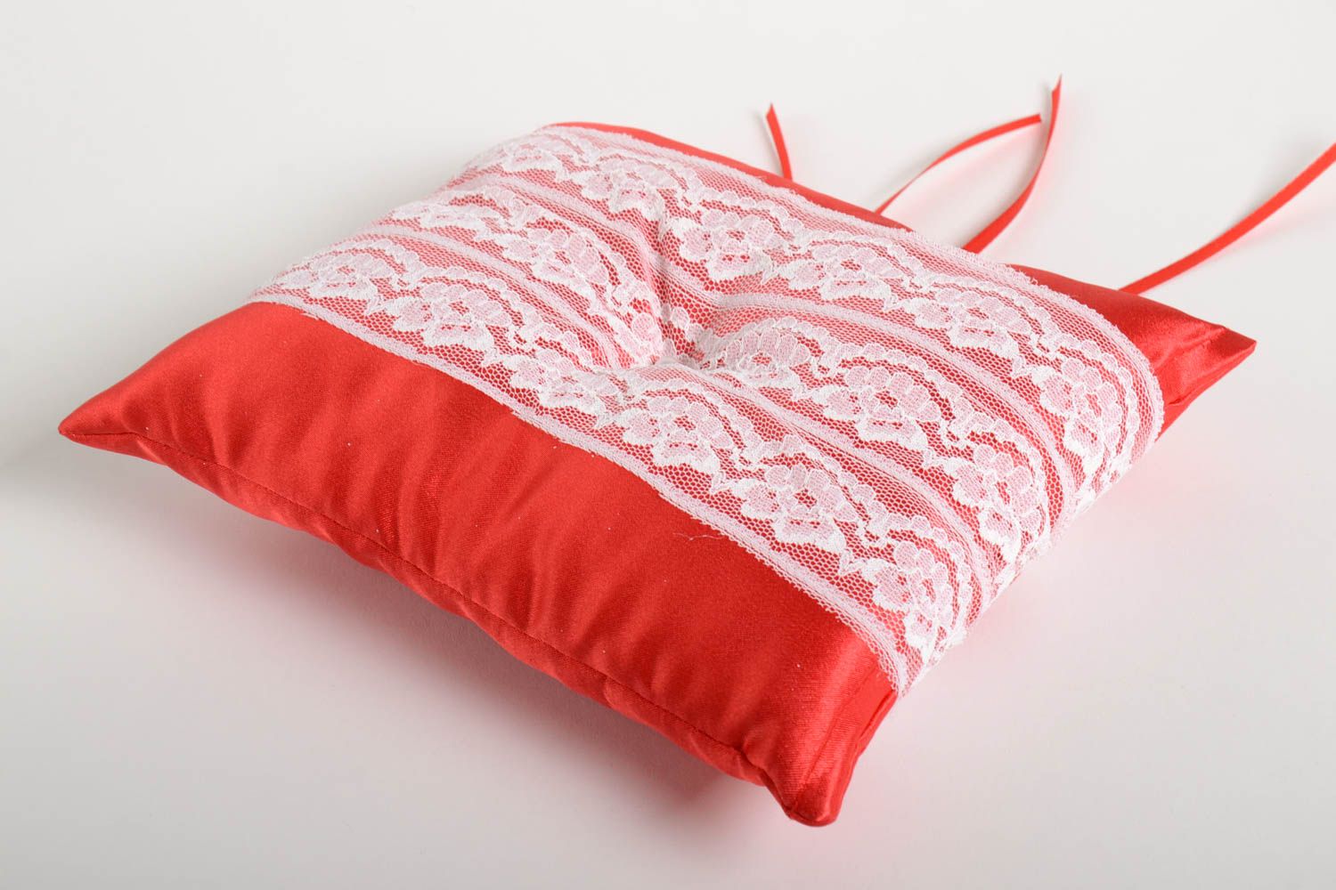Подушка на диван хэнд мэйд декоративная подушка красная диванная подушка фото 4