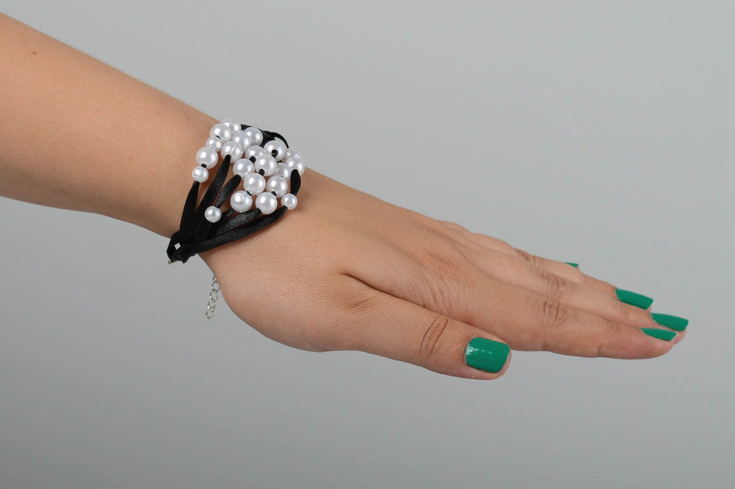 Handmade ribbon bracelet designer accessories fashion jewelry for women photo 1