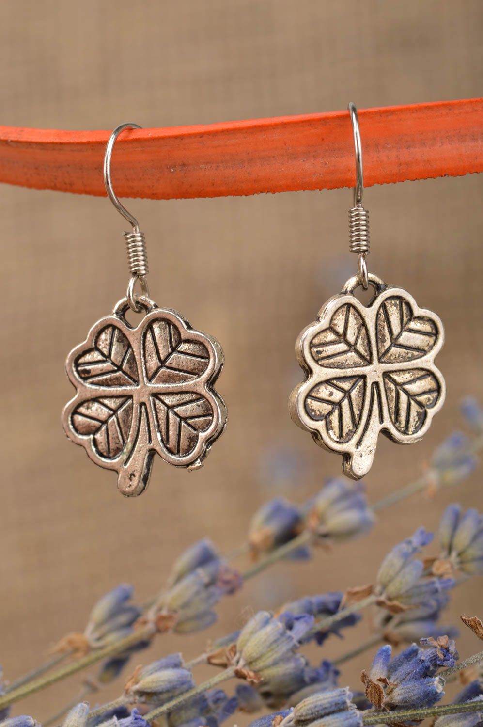 Beautiful handmade metal earrings unusual earrings for women gifts for her photo 1