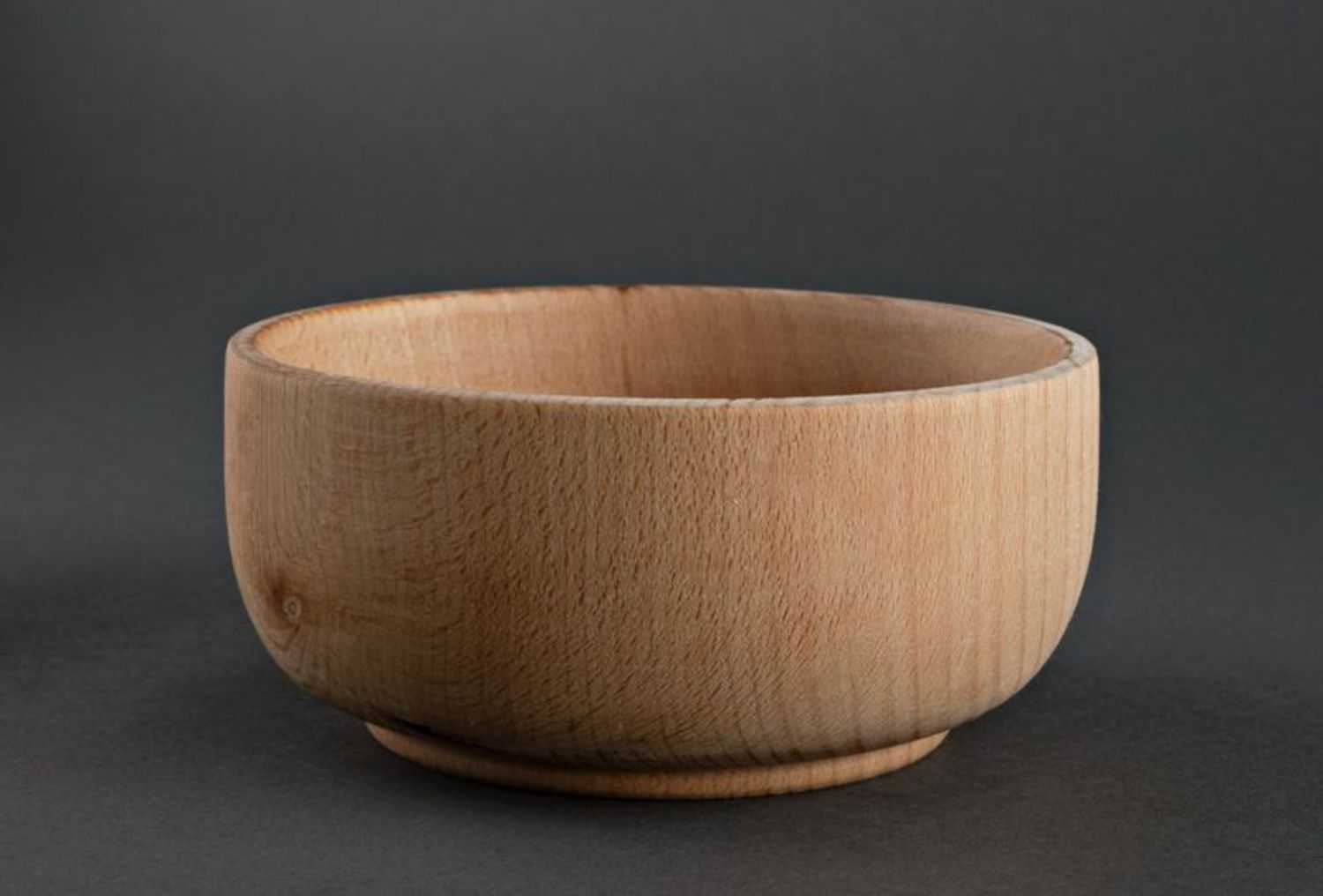 Wooden deep bowl  photo 2