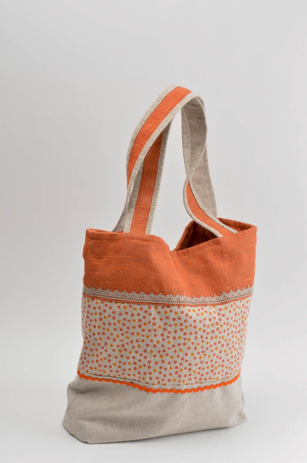 Handmade designer textile bag unusual shoulder bag female cute accessory photo 2