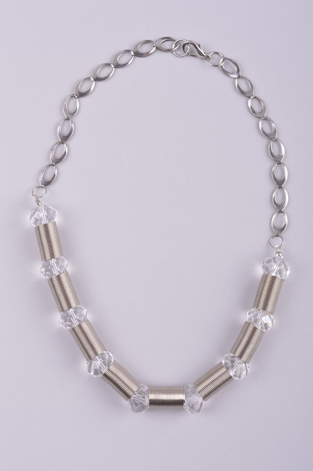 Handmade elegant necklace unusual elite jewelry cute present for women photo 2