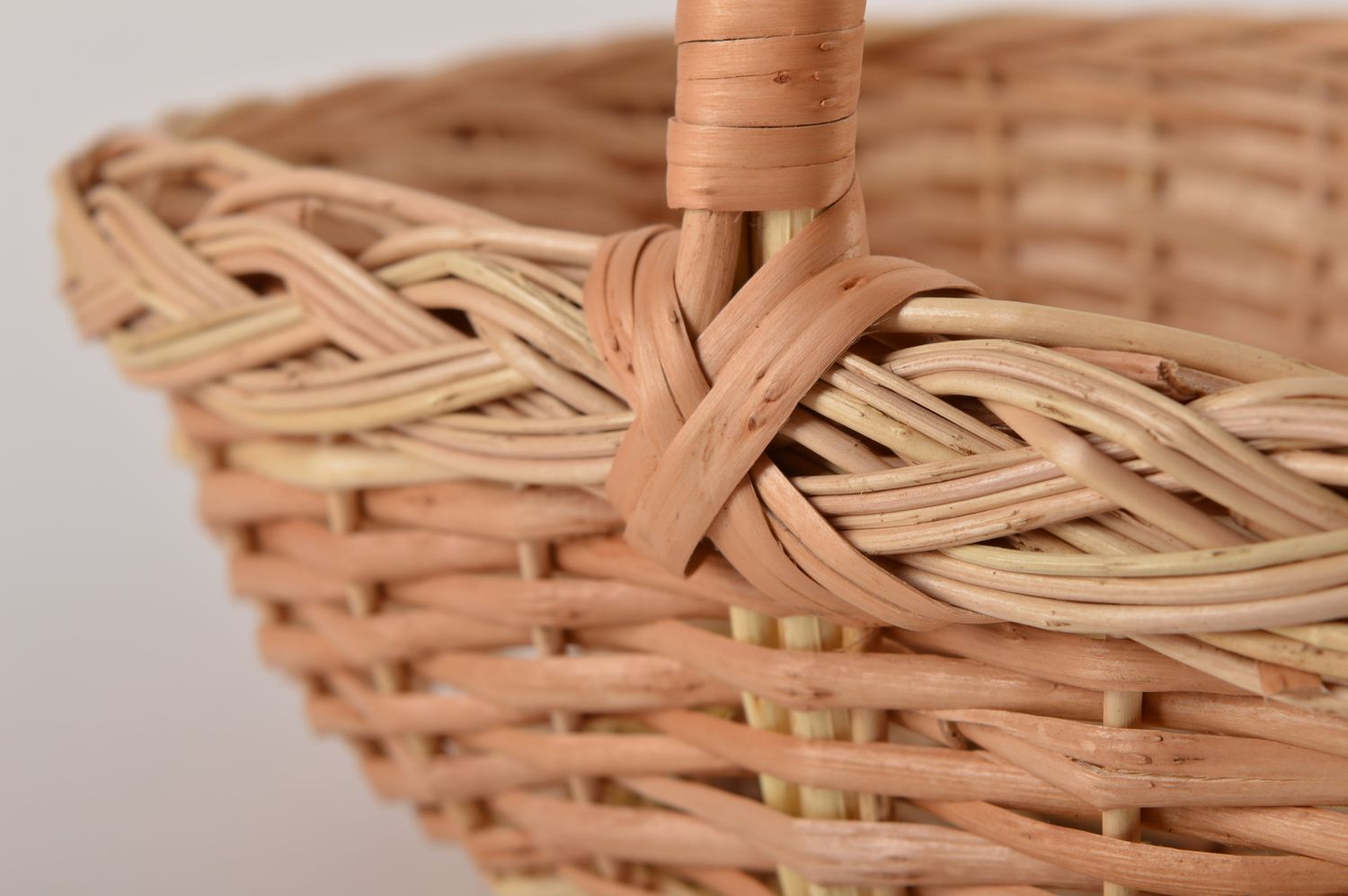 Handmade beautiful basket present woven stylish basket designer accessory photo 4