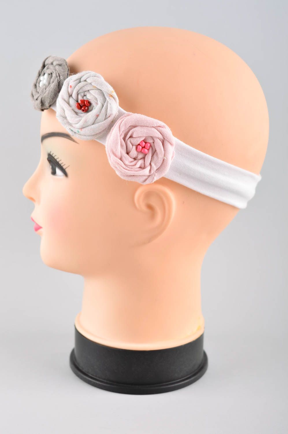 Детская повязка на голову хэнд мэйд красивая повязка на голову повязка для волос фото 3