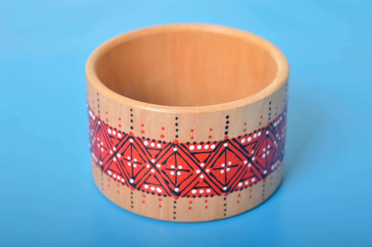 Pulsera de madera artesanal poco común accesorio para mujer regalo original  foto 2