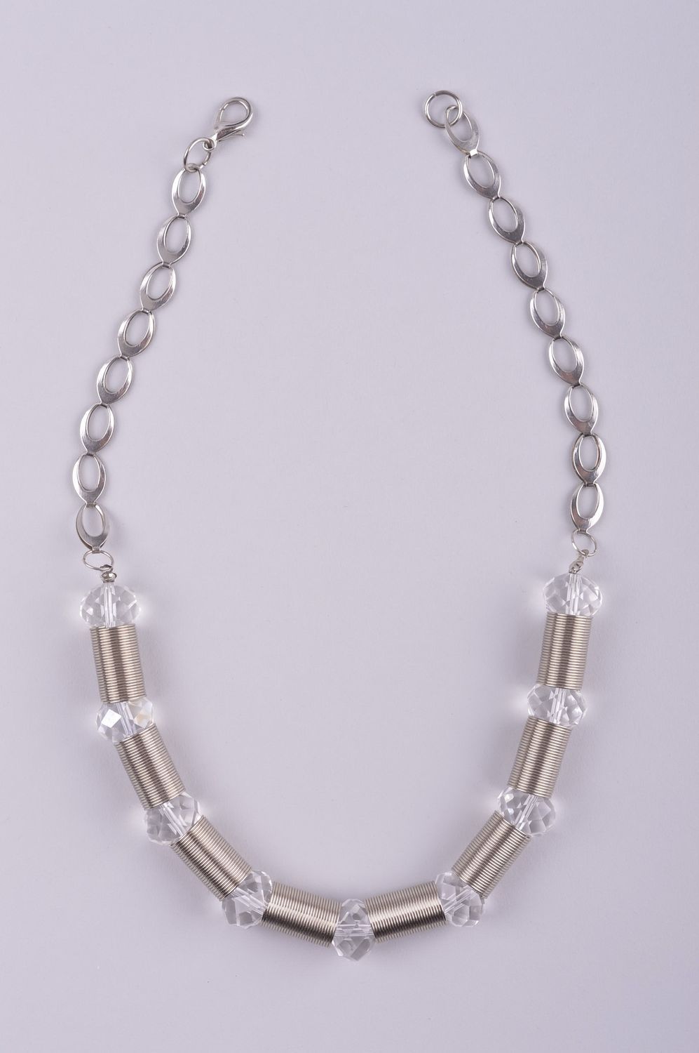 Handmade elegant necklace unusual elite jewelry cute present for women photo 5