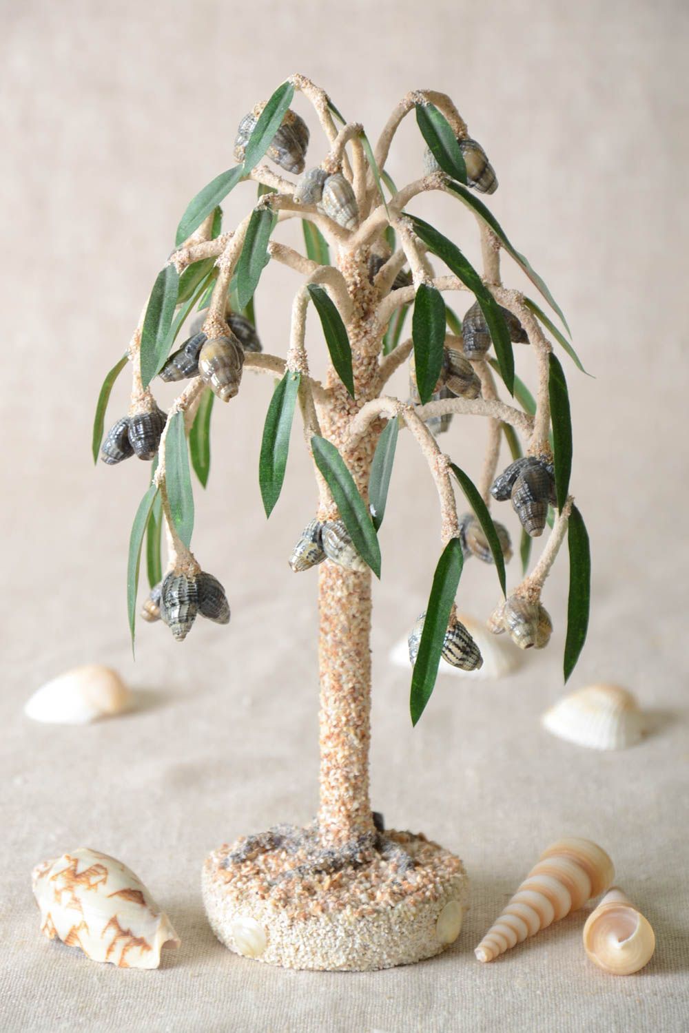 Árbol artificial hecho a mano decoración de interiores regalo original estiloso foto 1