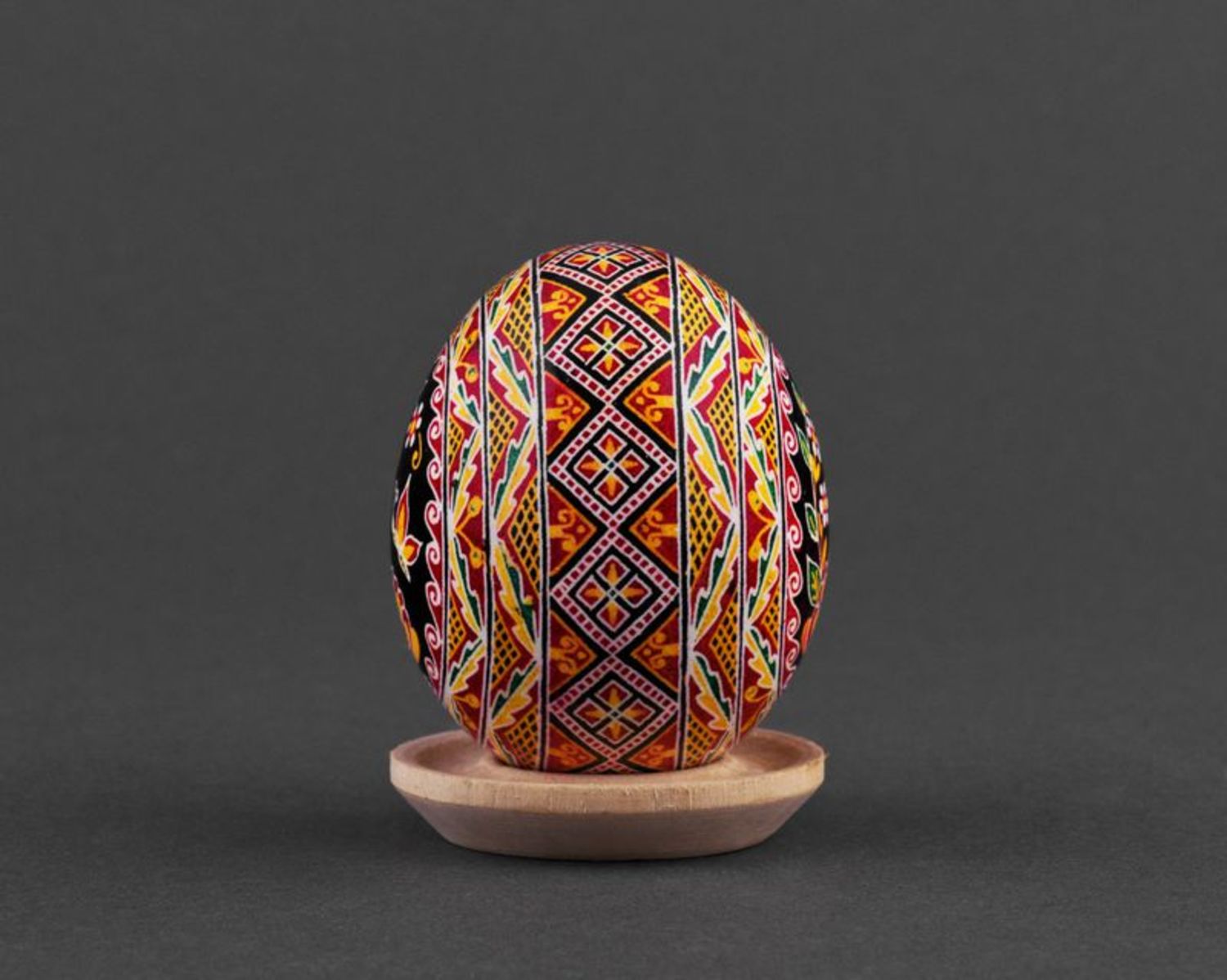 Painted Easter egg At the dawn photo 3