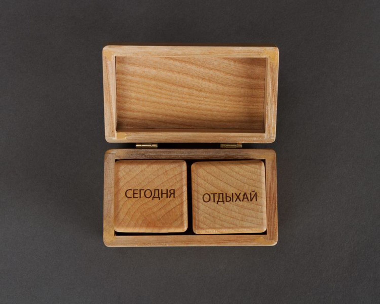 Wooden cubes with prophecies photo 1