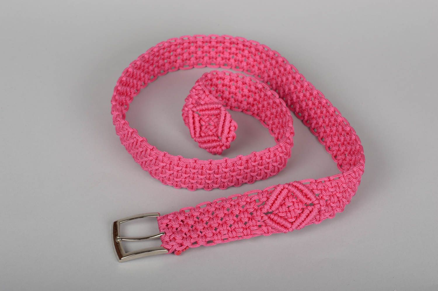Handmade belt designer belt for women unusual accessory macrame belt gift ideas photo 2