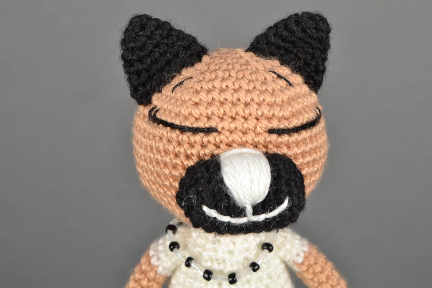 Crocheted toy Siamese photo 5