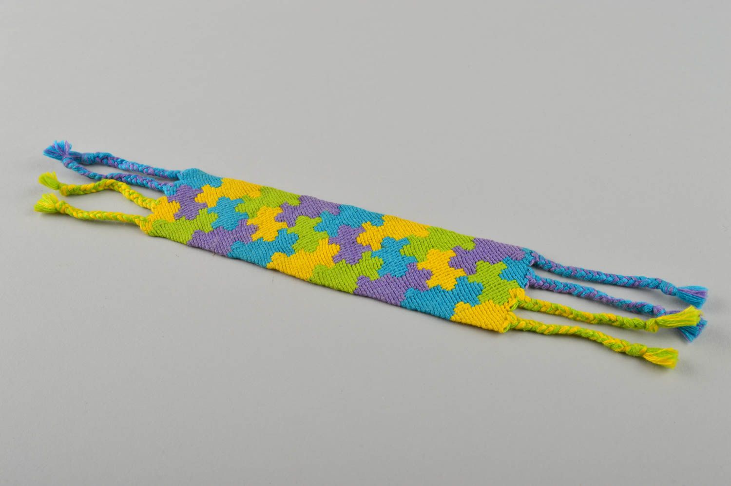 Geflochtenes schönes Armband handmade originelles Geschenk Armband Frauen foto 2