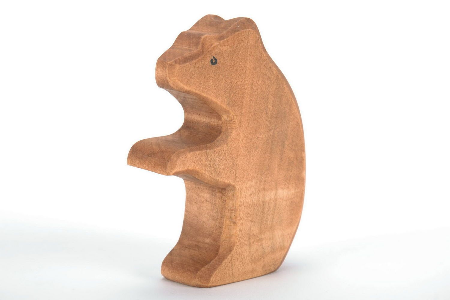Figurine made from maple wood Grizzly photo 3