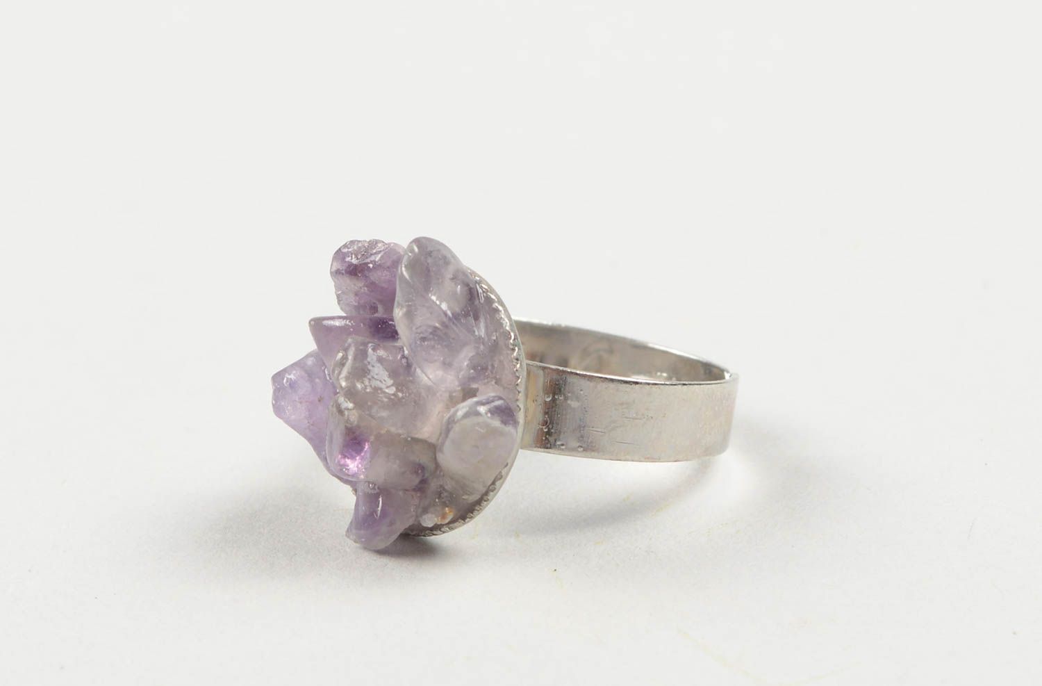 Metall Schmuck handmade Ring am Finger Damen Modeschmuck originelles Geschenk foto 2