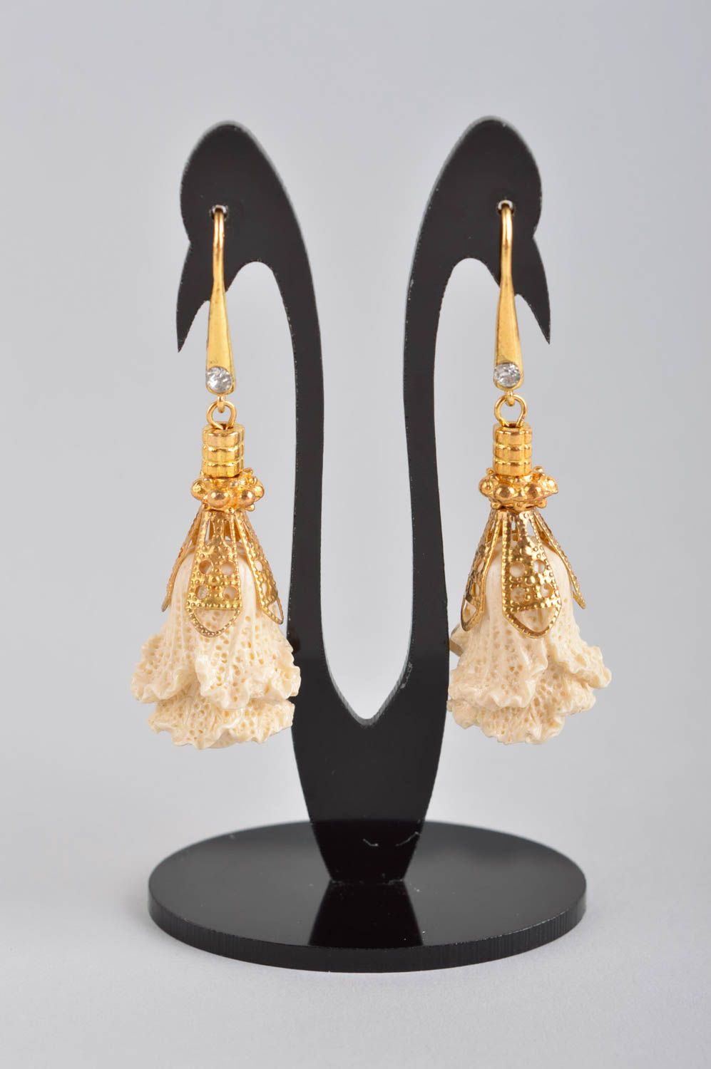 Handmade earrings gemstone jewelry designer accessories womens earrings photo 2
