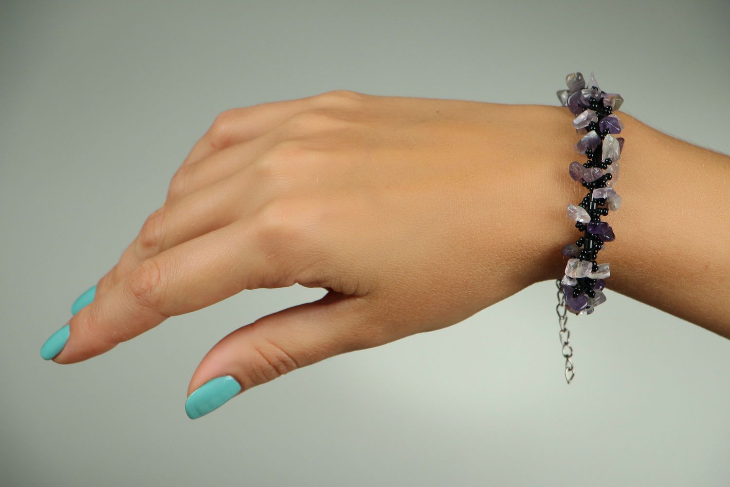 Bracelet with Czech beads photo 4