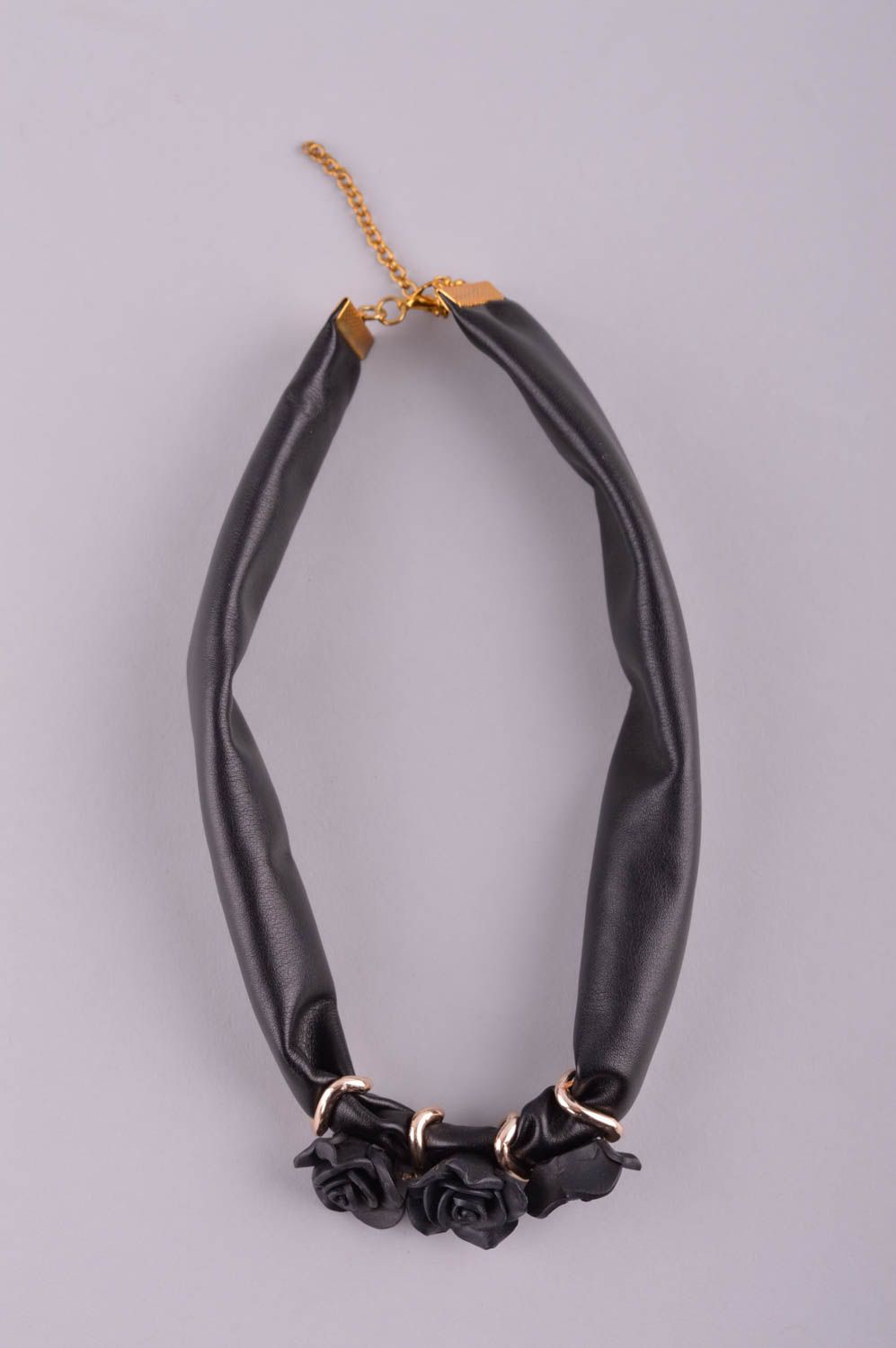 Collier für Frauen handgefertigte Damen Halskette effektvolles Frauen Accessoire foto 2