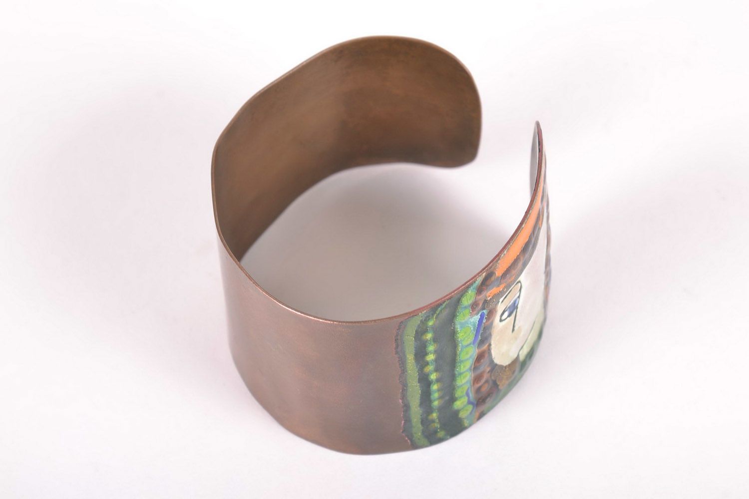 Broad copper bracelet Egypt photo 2