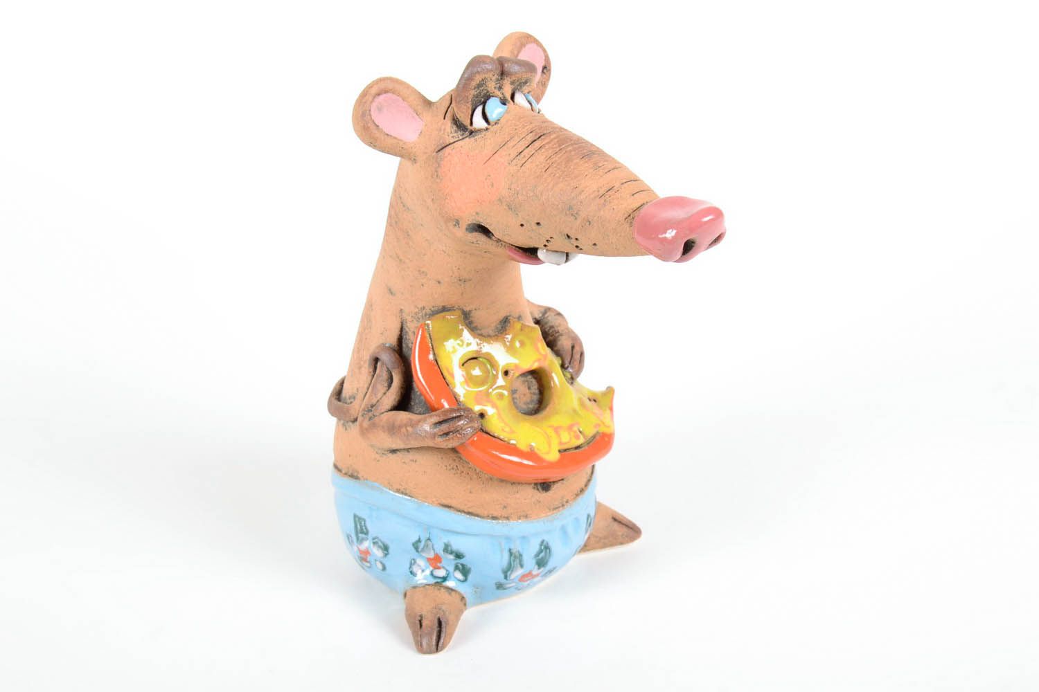 ceramic moneybox Mouse and a Piece of Cheese photo 2