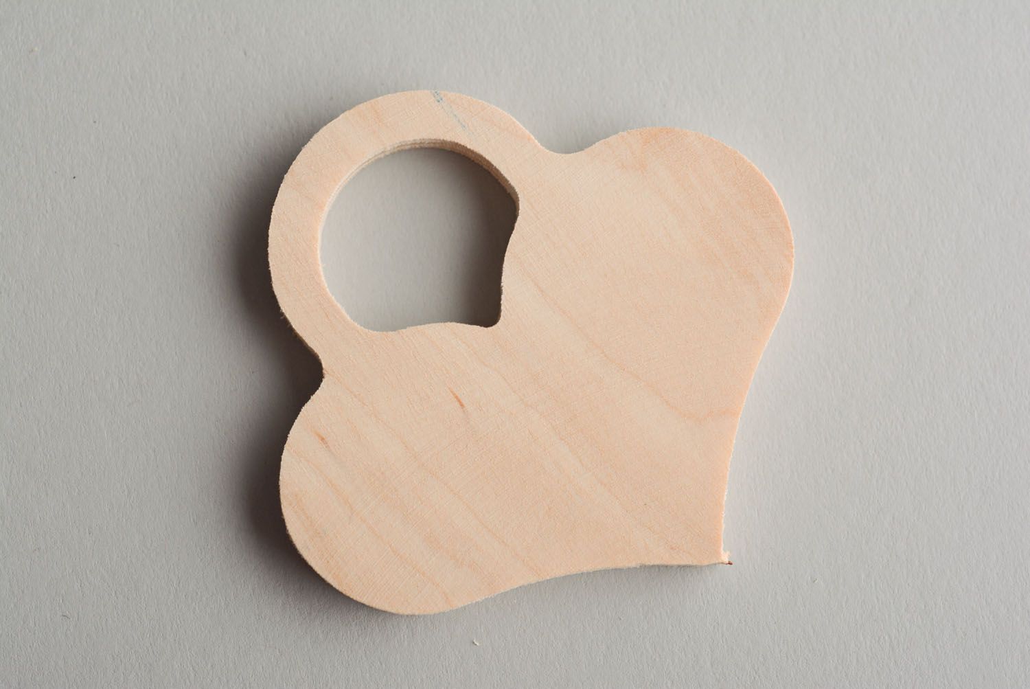 Corazón de madera para decorar foto 2