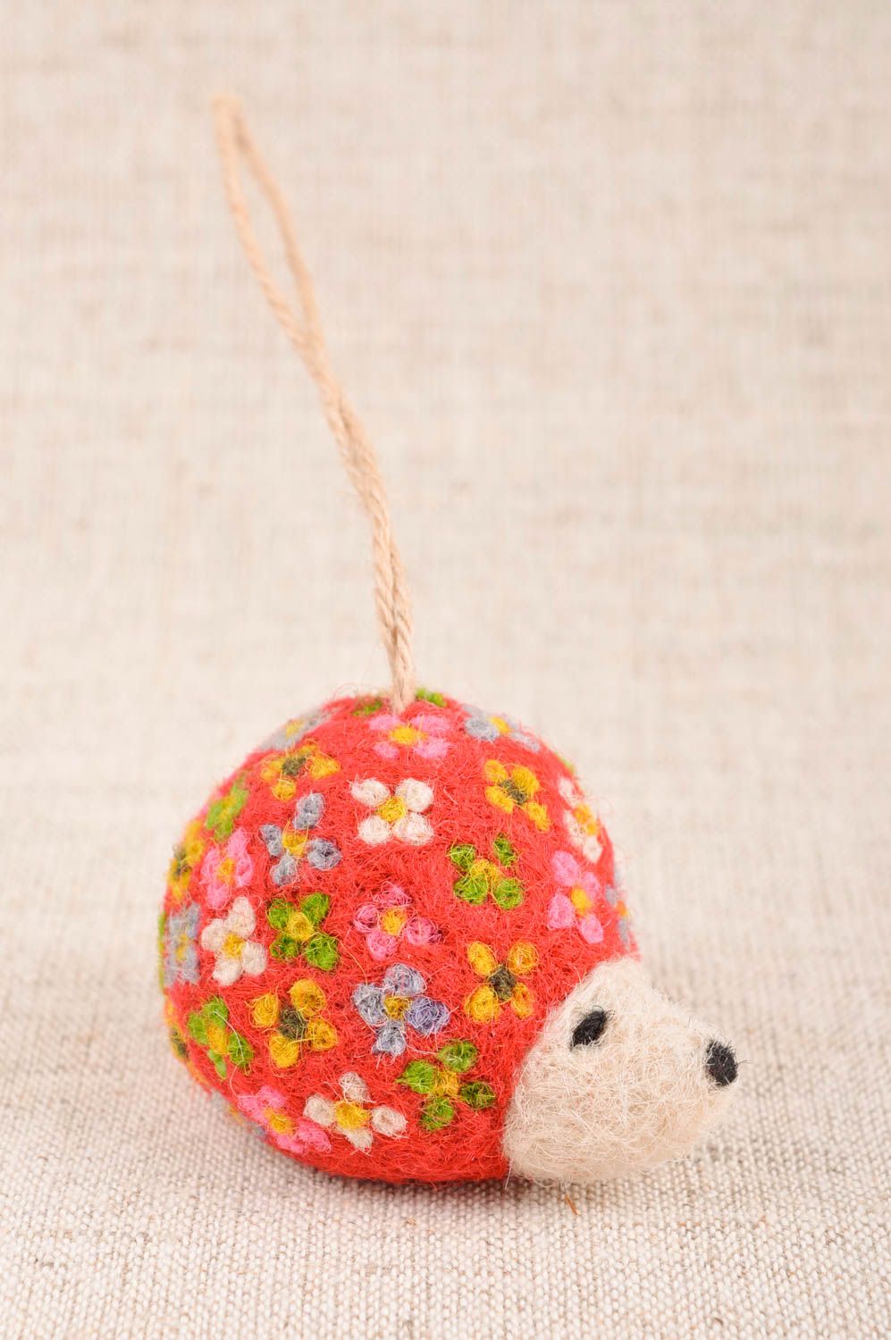 Beautiful handmade wool toy decorative wall hanging needle felting gifts for kid photo 1