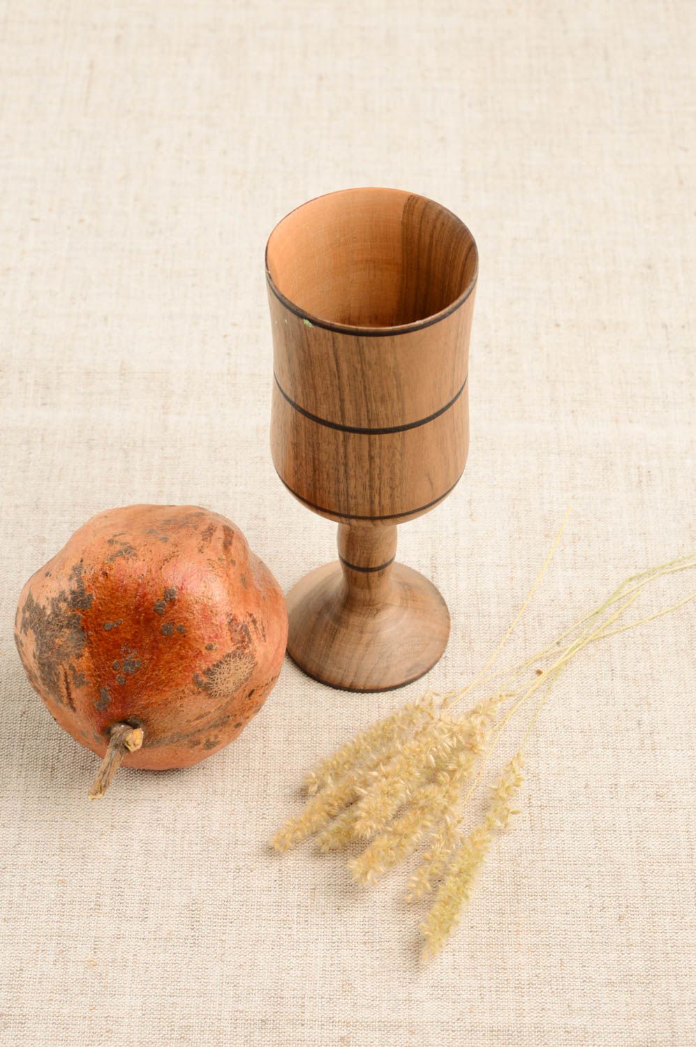 Vaso de chupito hecho a mano vajilla moderna regalo original y ecológico foto 1