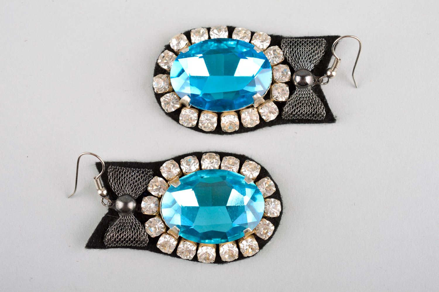 Long crystal earrings handmade earrings with beads fashion jewelry for girls photo 5