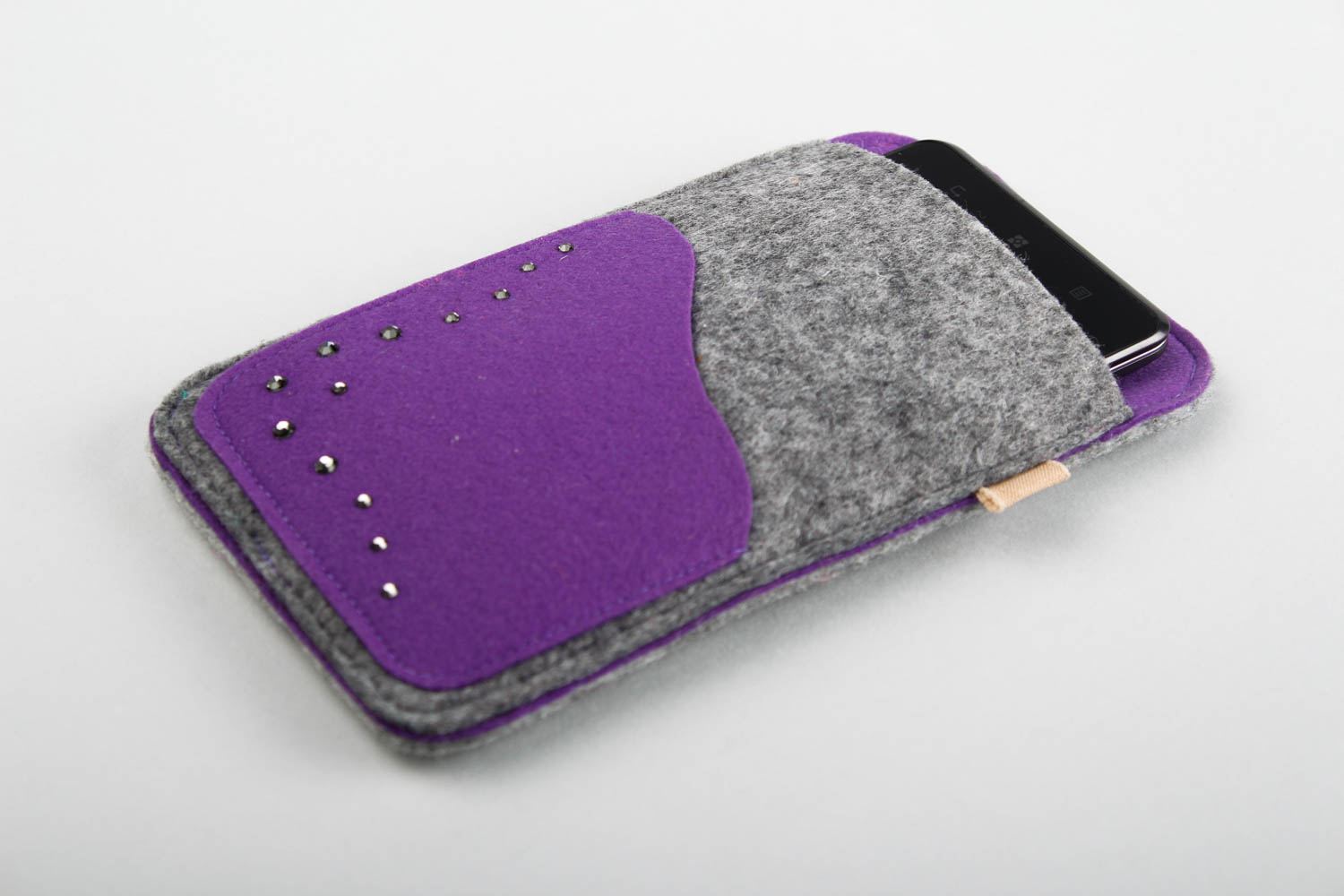 Felting ideas handmade phone case designer case for phone woolen phone case photo 5
