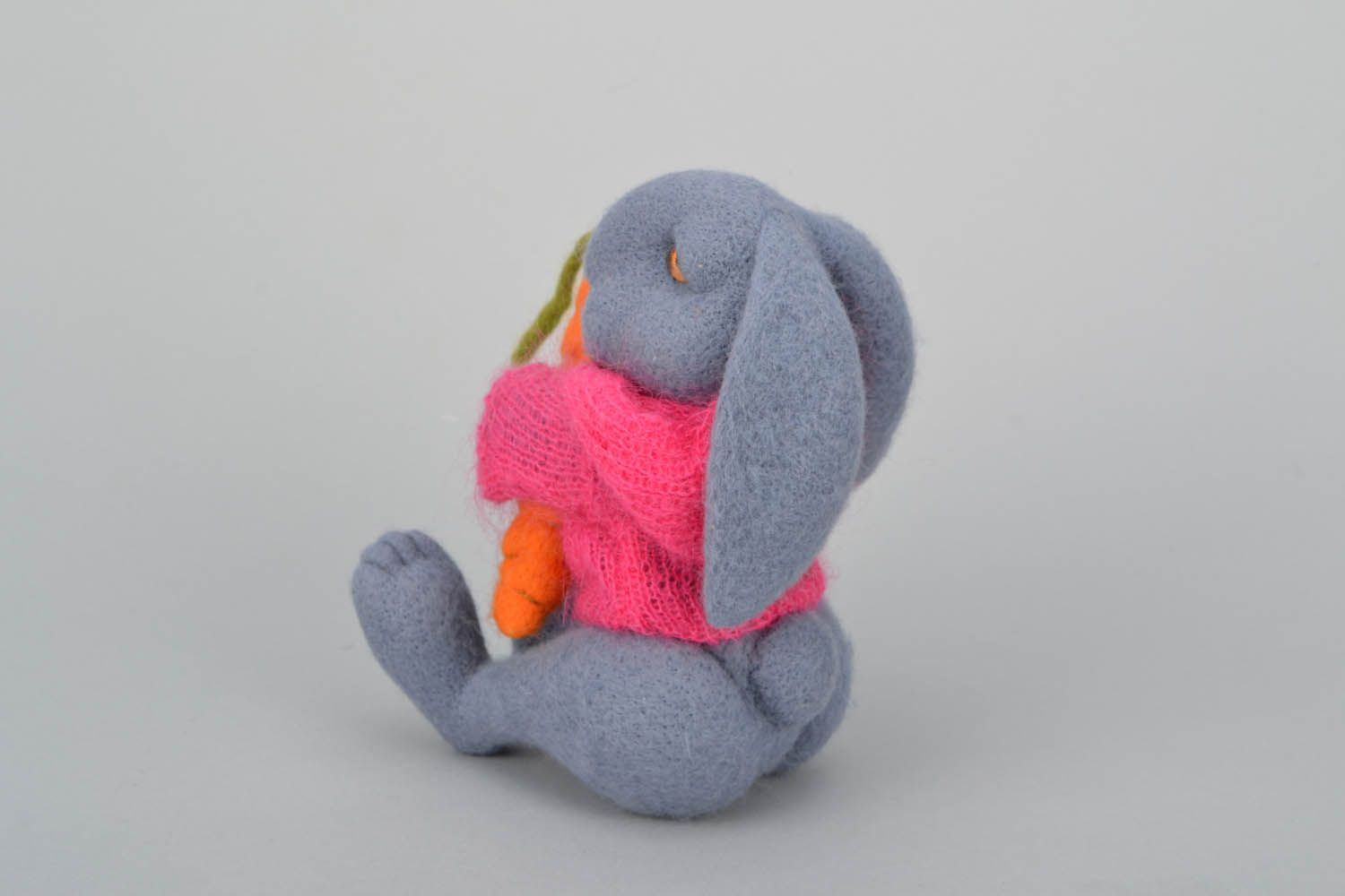 Мягкая игрушка Кролик с морковкой  фото 4