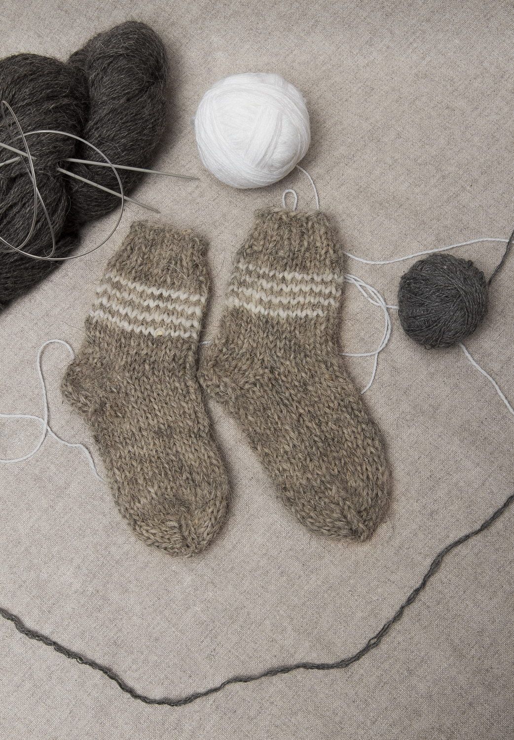 Children's socks made of natural wool photo 1
