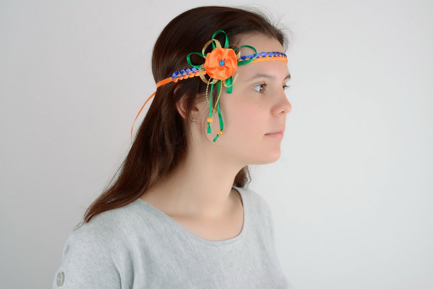 Haarband mit Blume foto 1