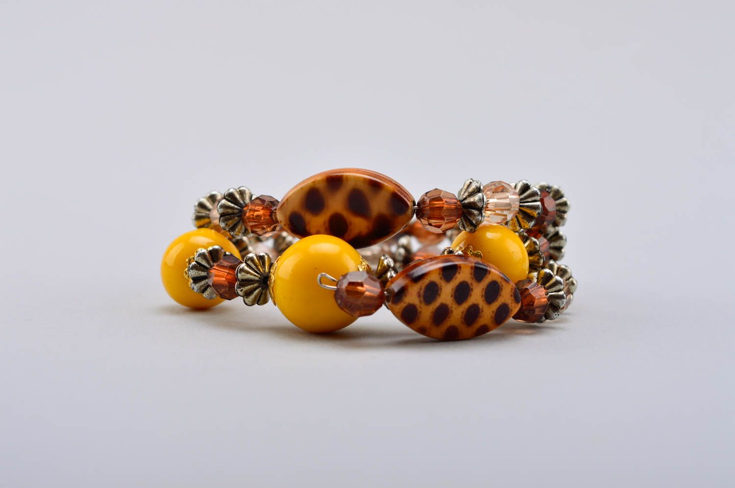 Handmade stylish bracelet beautiful wrist jewelry unusual designer bracelet photo 4