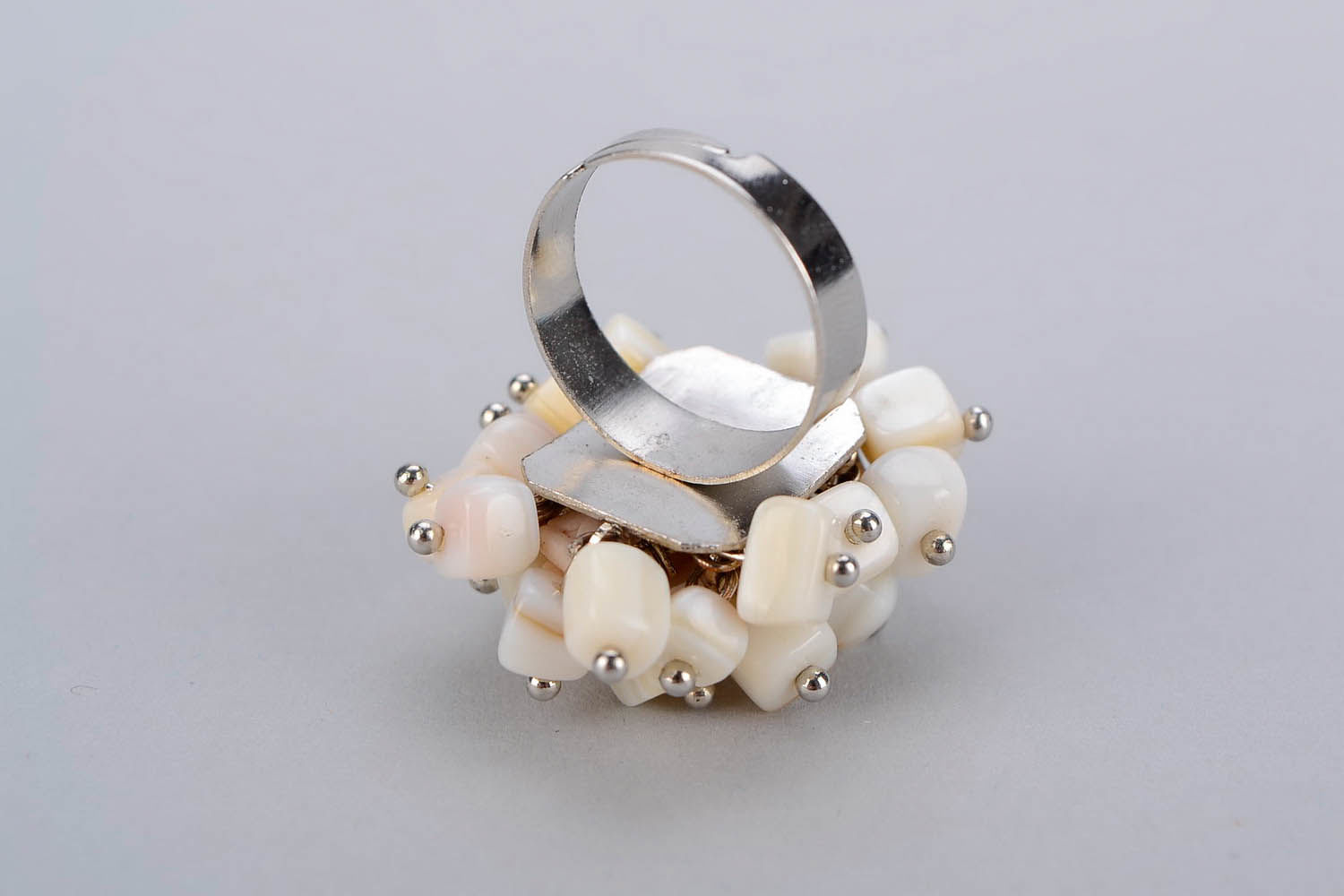 Ring with mother-of-pearl photo 4
