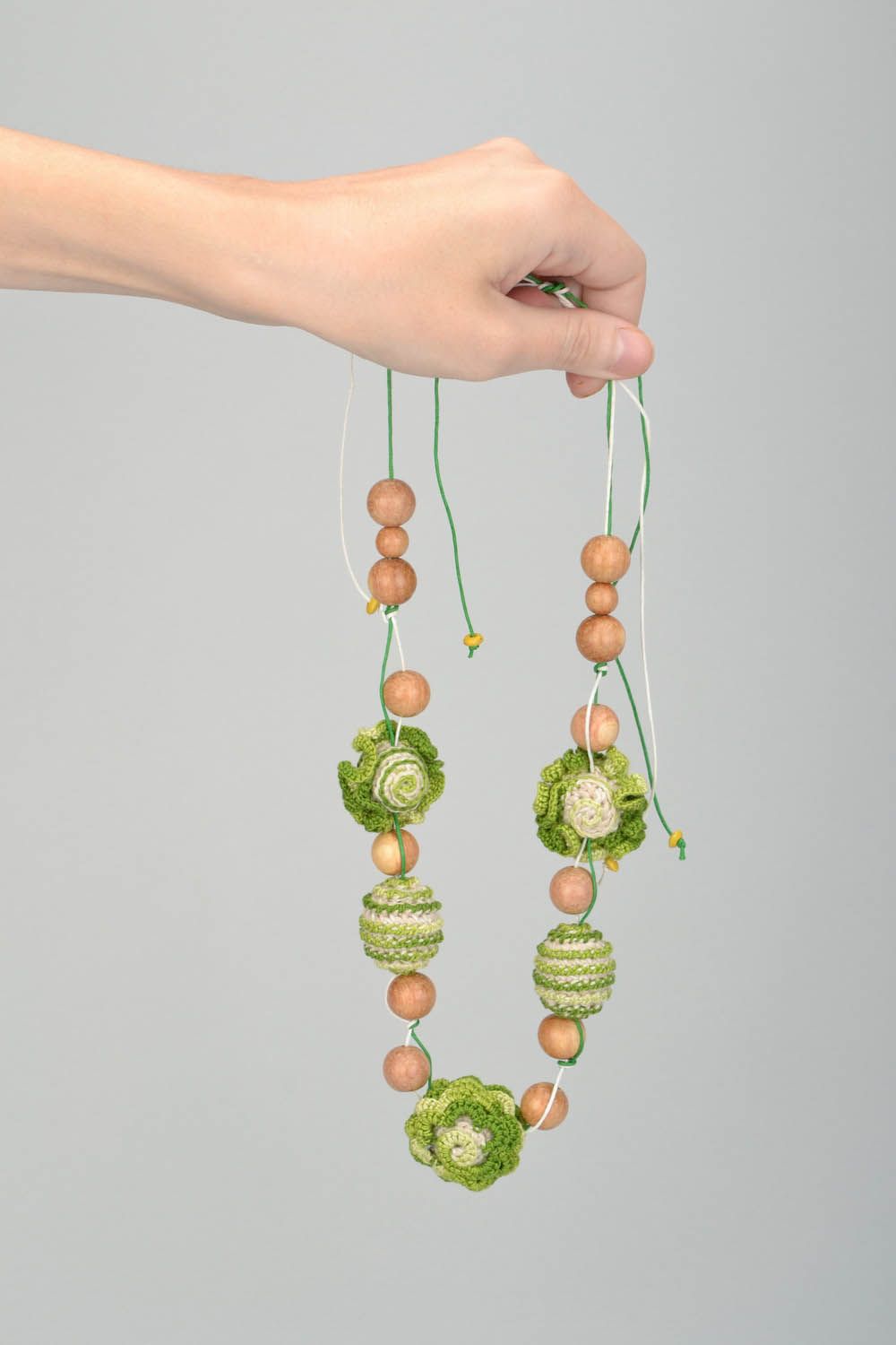Sling necklace Spring Green photo 2