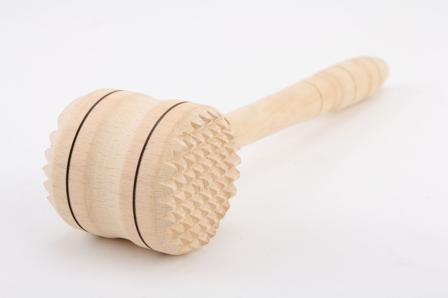 Wooden meat mallet photo 2