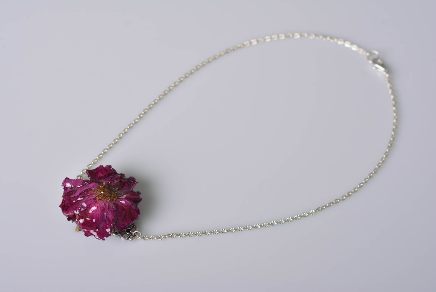 Handmade jewelry botanic pendant flower pendant accessories for girls photo 5