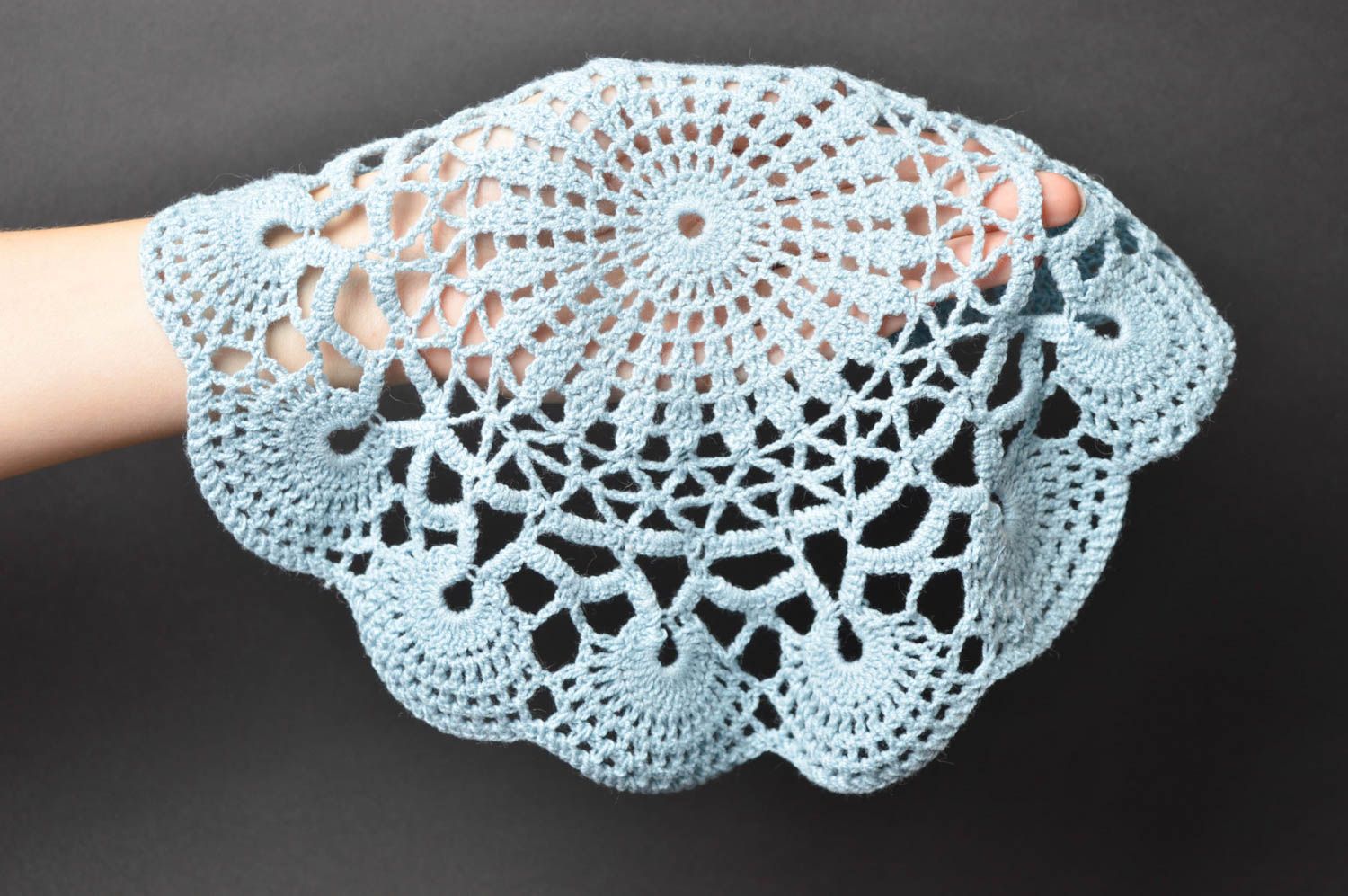 Handmade table decor hand crochet napkin lacy napkin housewarming gift ideas photo 5