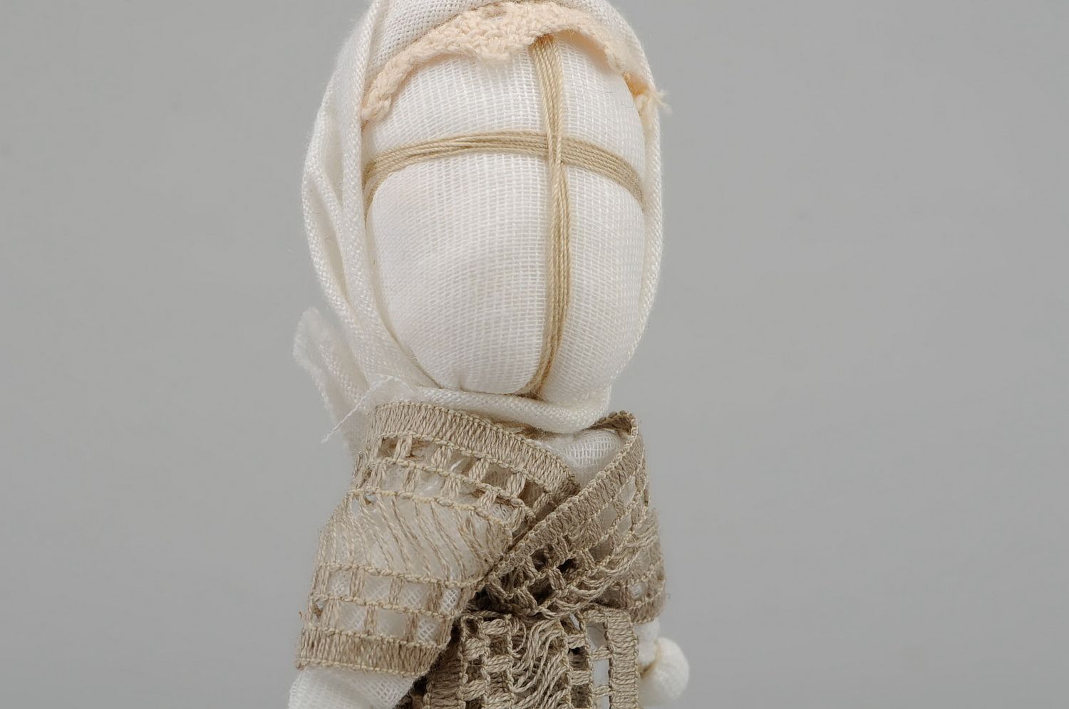 Bambola etnica di stoffa fatta a mano amuleto talismano giocattolo slavo  foto 5